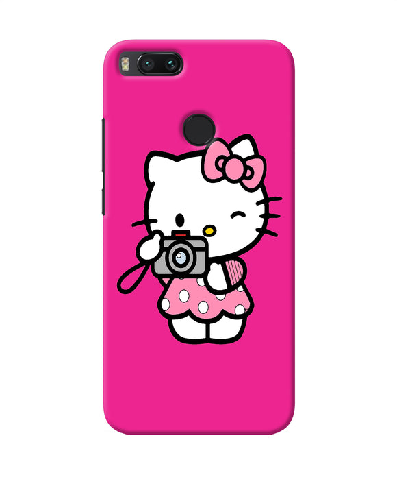 Hello Kitty Cam Pink Mi A1 Back Cover