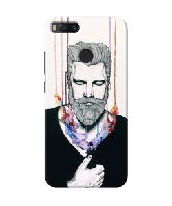 Beard Man Character Mi A1 Back Cover