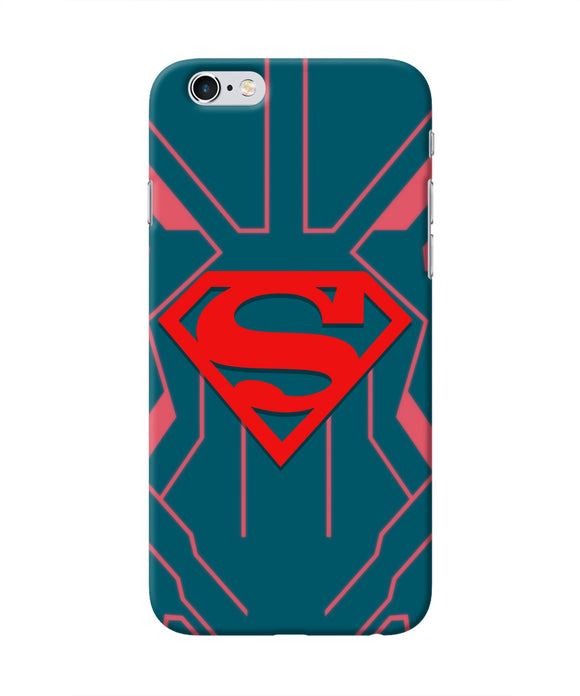 Superman Techno Iphone 6/6s Real 4D Back Cover