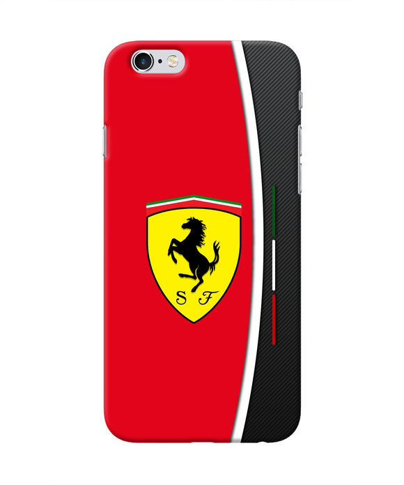 Ferrari Abstract Maroon Iphone 6/6s Real 4D Back Cover
