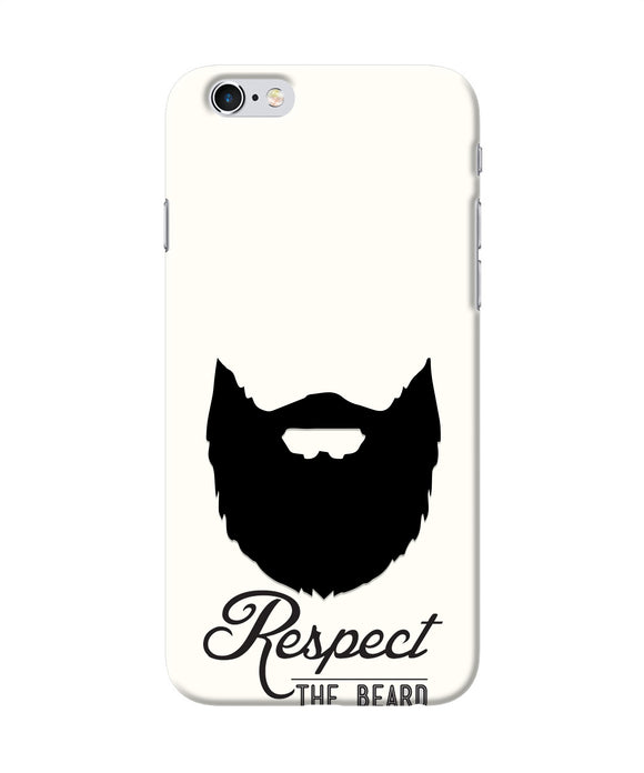 Respect the Beard Iphone 6/6s Real 4D Back Cover