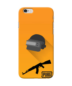 PUBG Helmet and Gun Iphone 6/6s Real 4D Back Cover