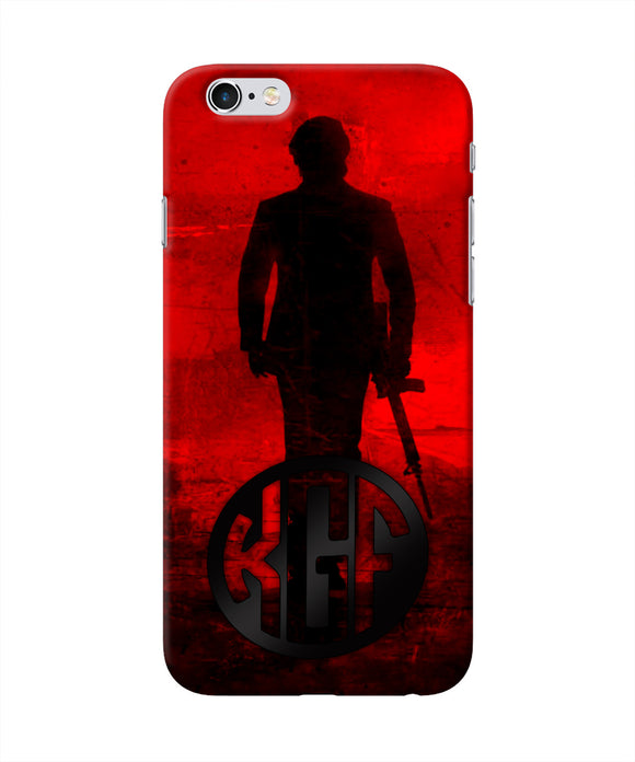 Rocky Bhai K G F Chapter 2 Logo iPhone 6/6s Real 4D Back Cover