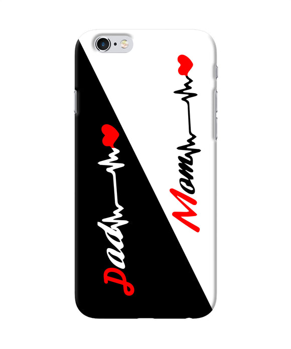 Mom Dad Heart Line Iphone 6 / 6s Back Cover