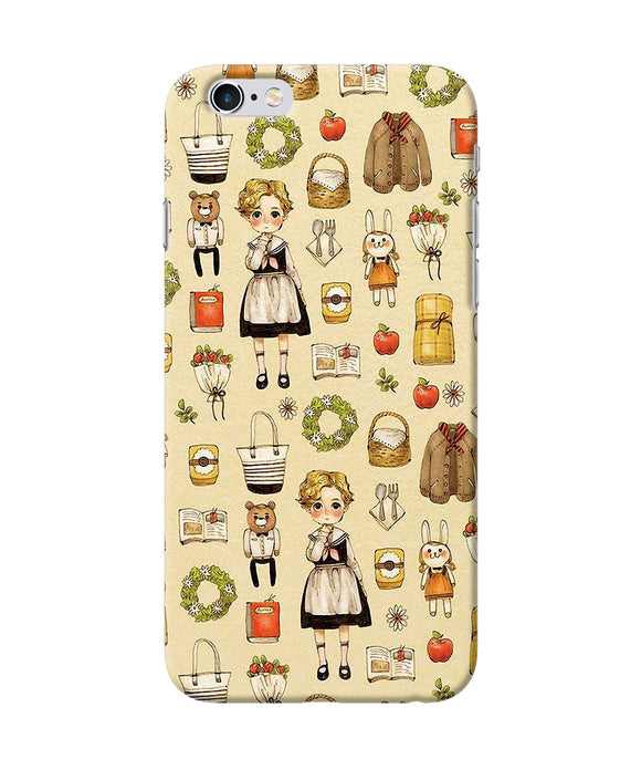 Canvas Girl Print Iphone 6 / 6s Back Cover