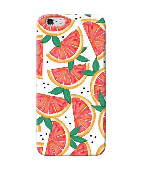 Abstract Orange Print Iphone 6 / 6s Back Cover