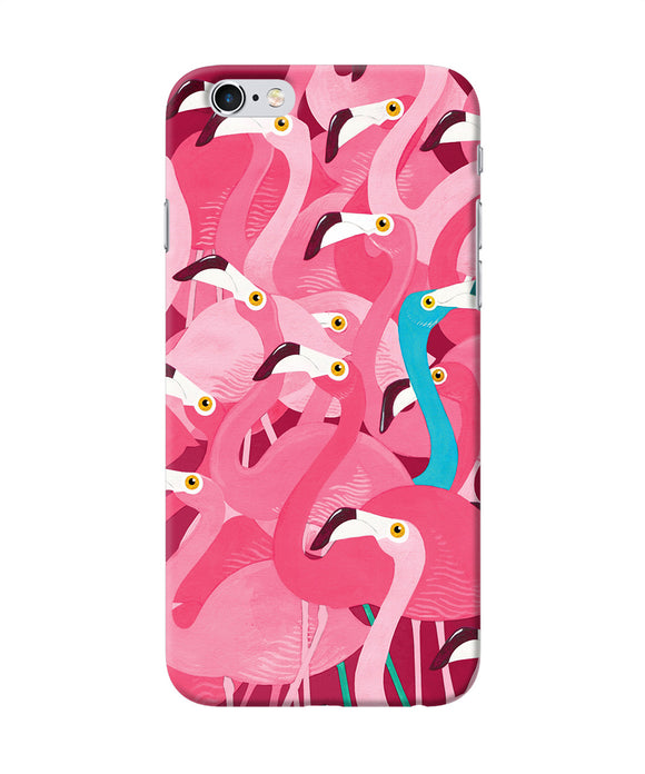 Abstract Sheer Bird Pink Print Iphone 6 / 6s Back Cover