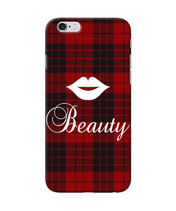 Beauty Red Square Iphone 6 / 6s Back Cover