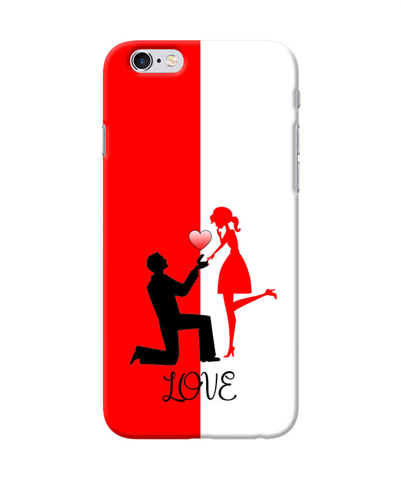 Love Propose Red And White Iphone 6 / 6s Back Cover