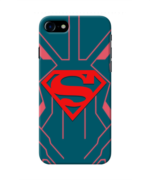 Superman Techno Iphone 7/7s Real 4D Back Cover