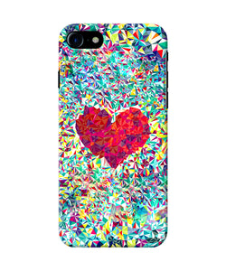 Red Heart Print Iphone 7 / 7s Back Cover