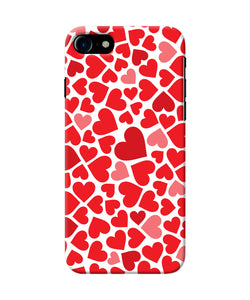 Red Heart Canvas Print Iphone 7 / 7s Back Cover