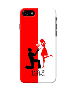 Love Propose Red And White Iphone 7 / 7s Back Cover