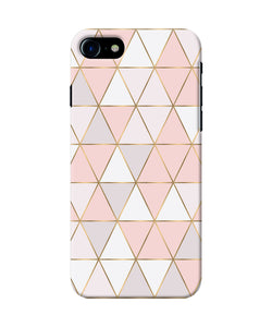 Abstract Pink Triangle Pattern Iphone 7 / 7s Back Cover