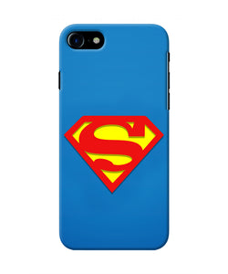 Superman Blue Iphone 8 Real 4D Back Cover