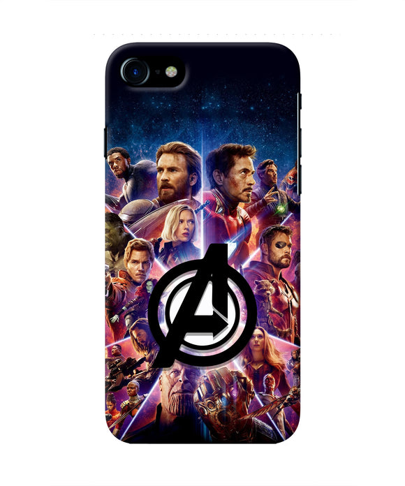 Avengers Superheroes Iphone 8 Real 4D Back Cover