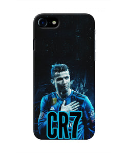 Christiano Ronaldo Blue Iphone 8 Real 4D Back Cover