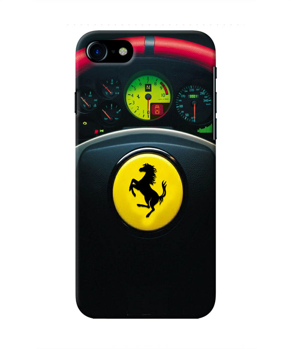 Ferrari Steeriing Wheel Iphone 8 Real 4D Back Cover