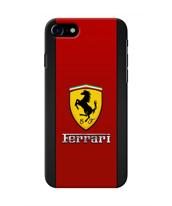 Ferrari Abstract Red Iphone 8 Real 4D Back Cover