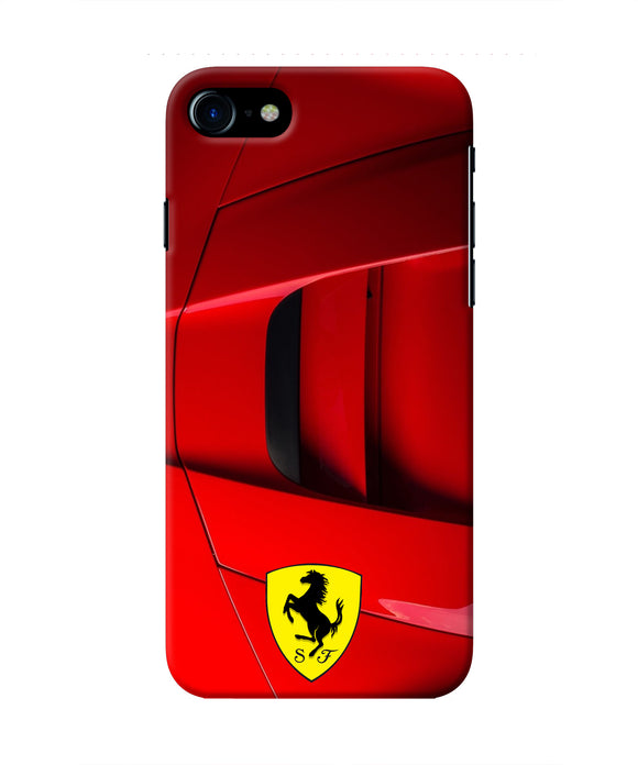 Ferrari Car Iphone 8 Real 4D Back Cover