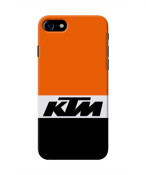 KTM Colorblock Iphone 8 Real 4D Back Cover