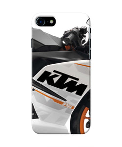 KTM Bike Iphone 8 Real 4D Back Cover