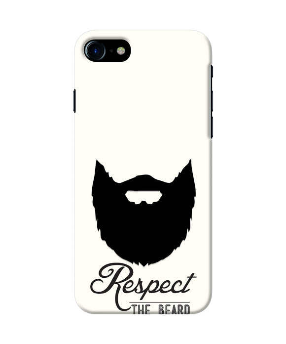 Respect the Beard Iphone 8 Real 4D Back Cover