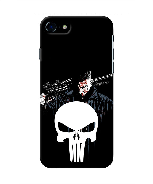 Punisher Character Iphone 8 Real 4D Back Cover