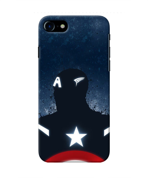 Captain america Shield Iphone 8 Real 4D Back Cover