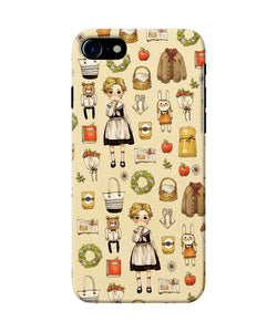 Canvas Girl Print Iphone 8 / Se 2020 Back Cover