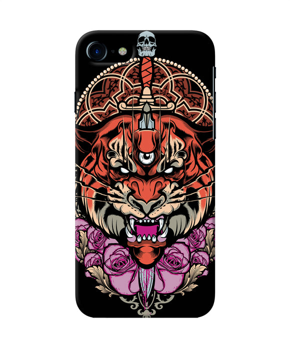 Abstract Tiger Iphone 8 / Se 2020 Back Cover