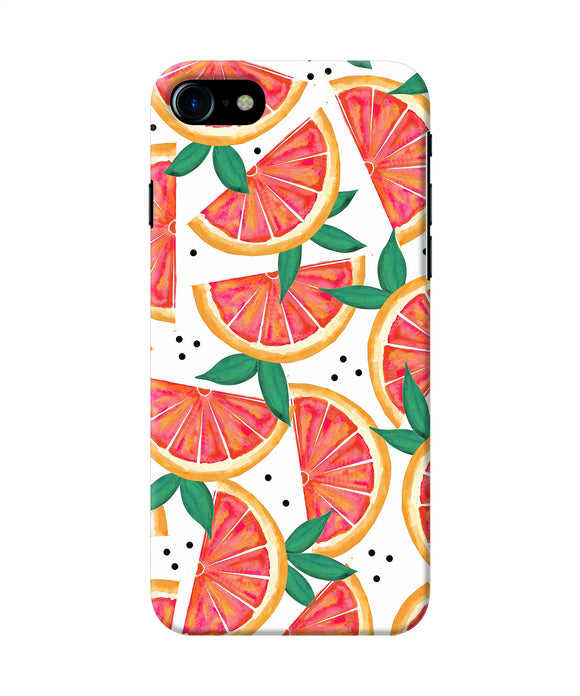 Abstract Orange Print Iphone 8 / Se 2020 Back Cover