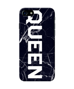 Queen Marble Text Iphone 8 / Se 2020 Back Cover