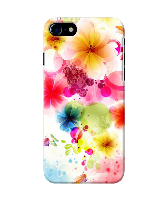 Flowers Print Iphone 8 / Se 2020 Back Cover