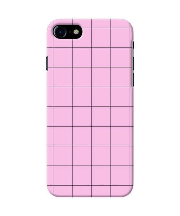 Pink Square Print Iphone 8 / Se 2020 Back Cover