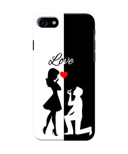 Love Propose Black And White Iphone 8 / Se 2020 Back Cover