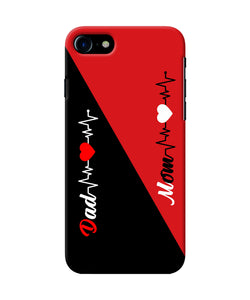 Mom Dad Heart Line Iphone 8 / Se 2020 Back Cover