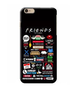 Friends Iphone 6 Plus Back Cover