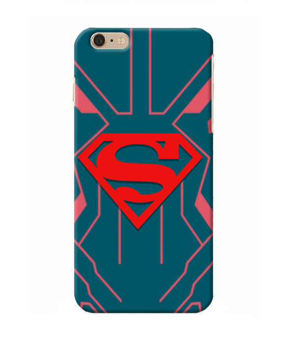 Superman Techno Iphone 6 plus Real 4D Back Cover