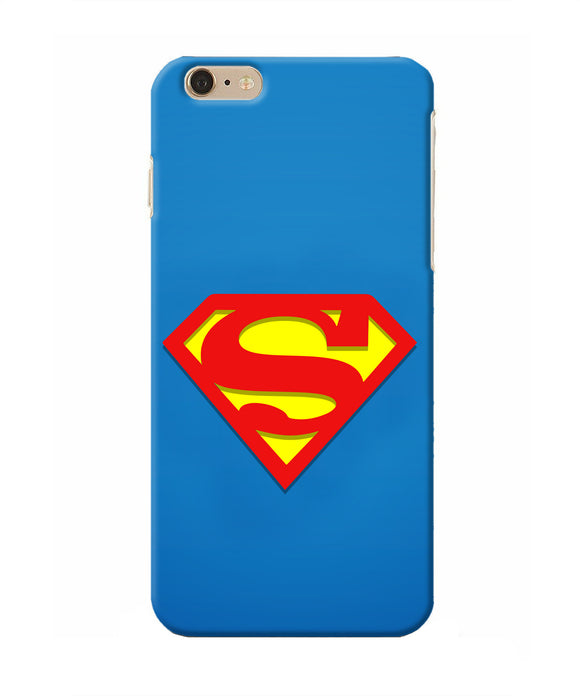 Superman Blue Iphone 6 plus Real 4D Back Cover