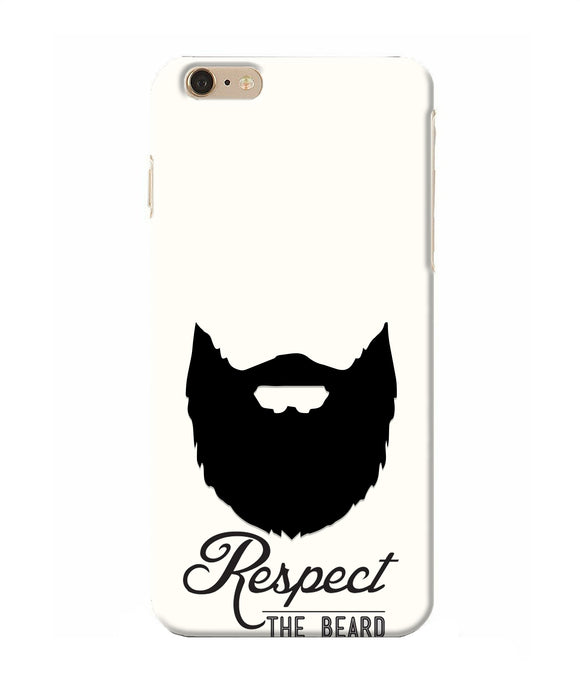 Respect the Beard Iphone 6 plus Real 4D Back Cover