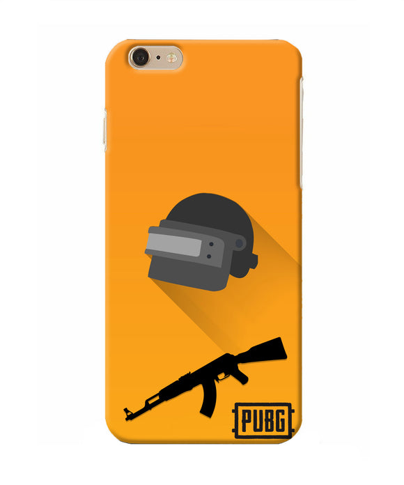 PUBG Helmet and Gun Iphone 6 plus Real 4D Back Cover