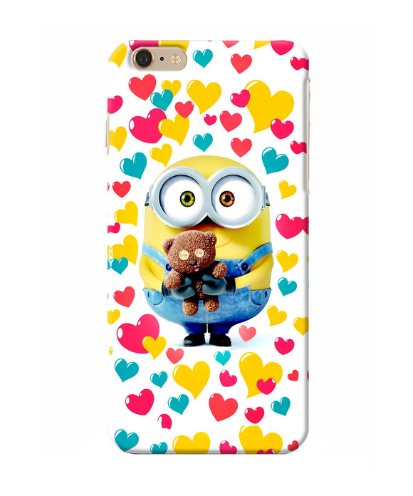 Minion Teddy Hearts Iphone 6 Plus Back Cover