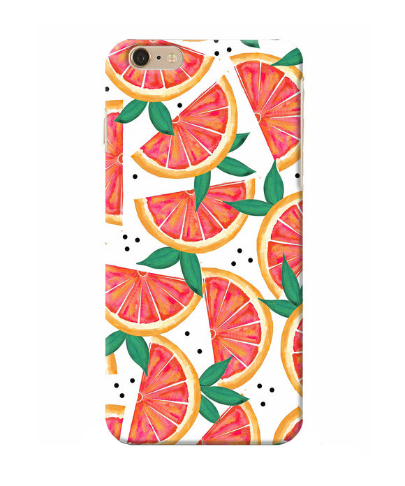 Abstract Orange Print Iphone 6 Plus Back Cover
