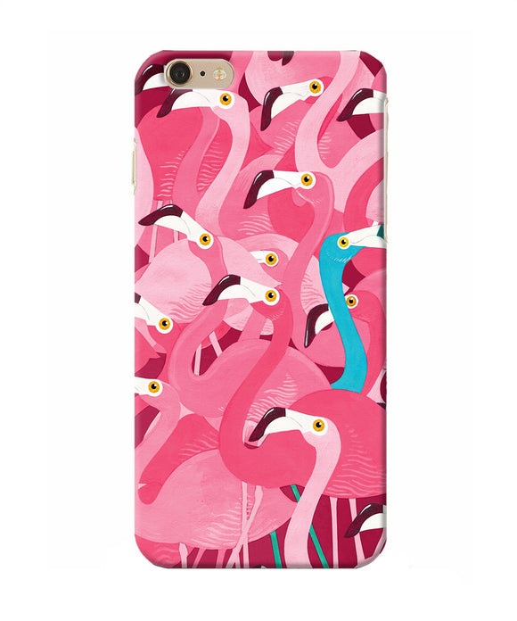 Abstract Sheer Bird Pink Print Iphone 6 Plus Back Cover