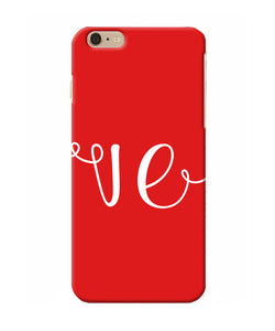 Love Two Iphone 6 Plus Back Cover