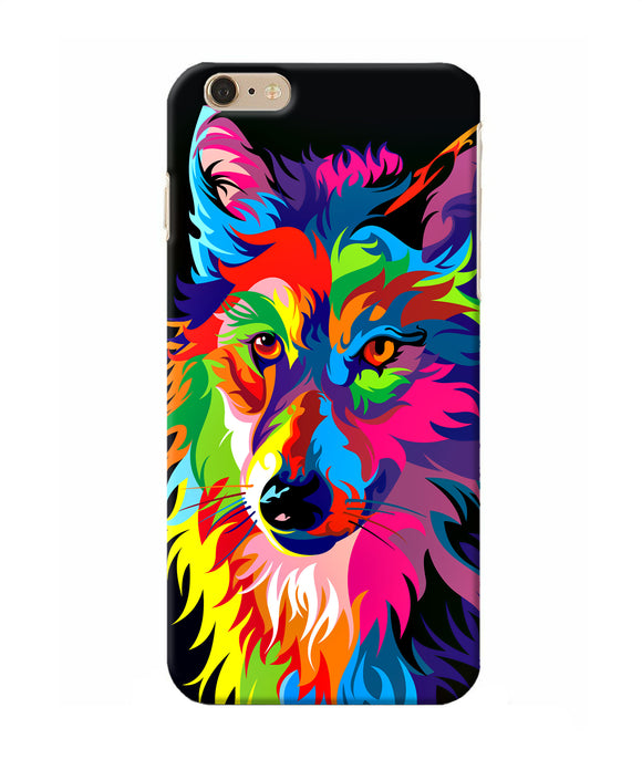 Colorful Wolf Sketch Iphone 6 Plus Back Cover