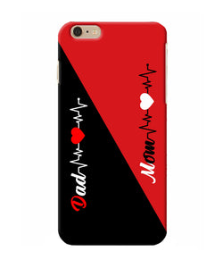 Mom Dad Heart Line Iphone 6 Plus Back Cover