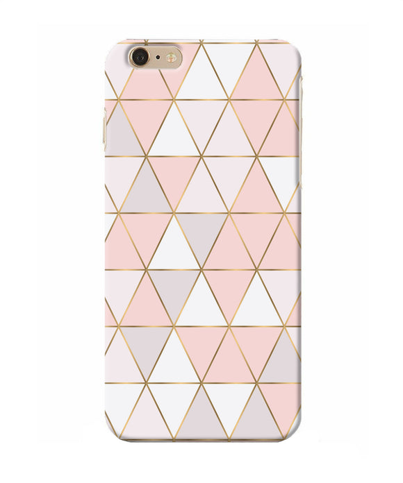 Abstract Pink Triangle Pattern Iphone 6 Plus Back Cover