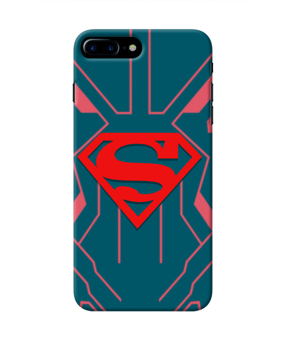 Superman Techno Iphone 7 plus Real 4D Back Cover